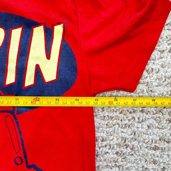 Penshoppe Pumped Up Tees Drippin Tshirt Red XS - Picture 4 of 5